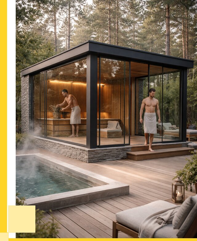 Стеклянные бани и двери в Щекине от 463140 р. | ЭриданЕкн