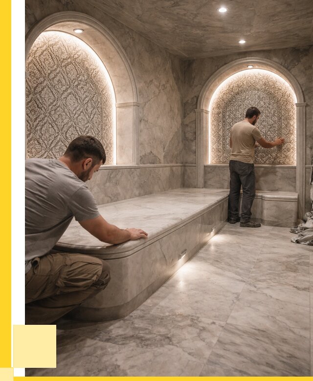 Турецкие бани под ключ в Щекине от 257300 р. | ЭриданЕкн