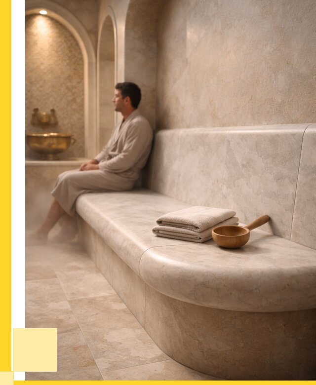 Сиденья для хамама в Щекине под ключ от 12350 р. | ЭриданЕкн