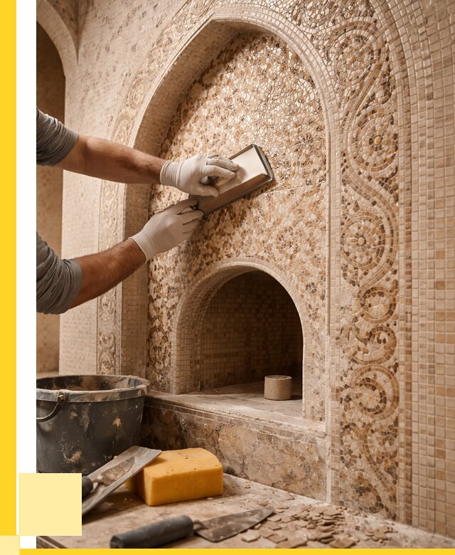 Мозаика для хамама в Щекине под ключ от 5146 р. | ЭриданЕкн